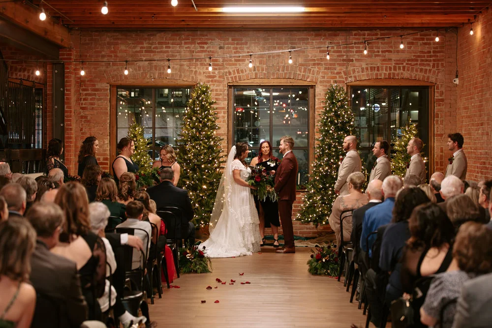 Holiday themed wedding at UNION in Kansas City, MO