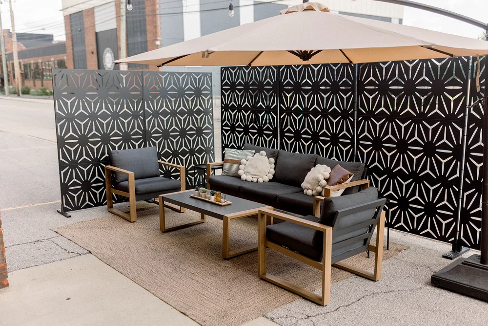 Outdoor space at INDUSTRY in Indianapolis
