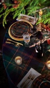Ralph Lauren Christmas tablescape