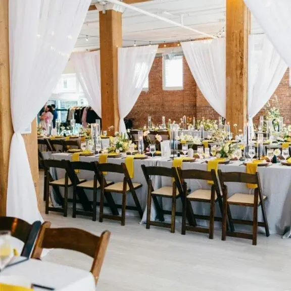 Wedding reception at THE 101 in Seattle, WA